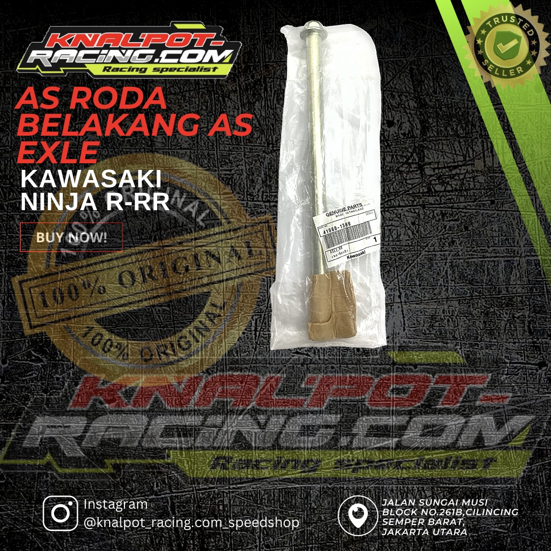 AS RODA BELAKANG AS AXLE KAWASAKI NINJA R RR